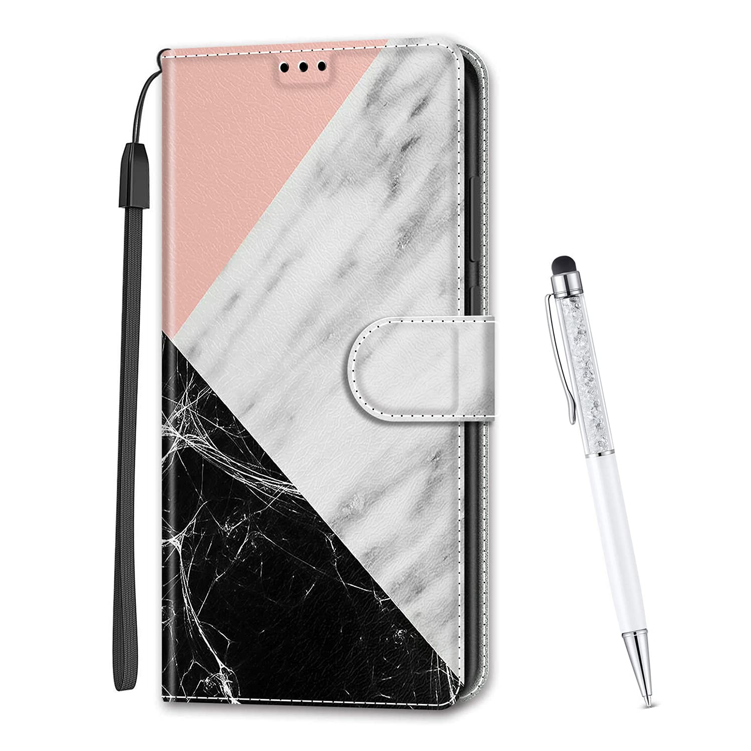 MadBee Hoesje voor Redmi 9 Power/Note 9 4G, lederen Flip